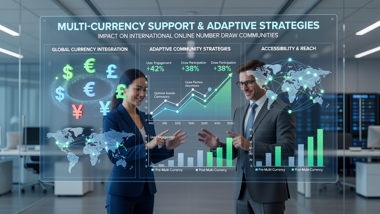 Players adapting number selection strategies on mobile screens showing various currency balances in international draw communities